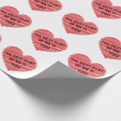 Papier Cadeau La meilleure partie de moi texte romantique dans u (Coin)