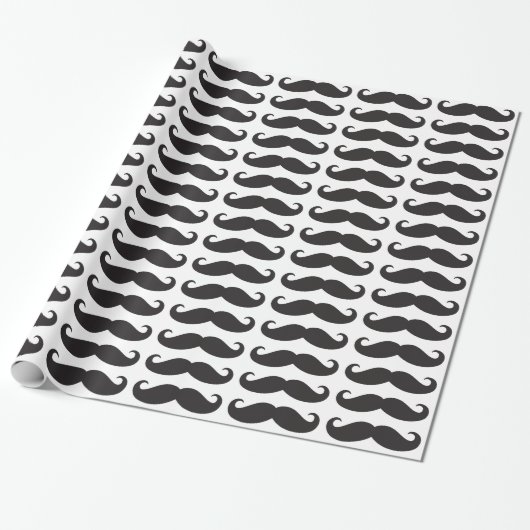 Papier Cadeau La moustache (Déroulé)