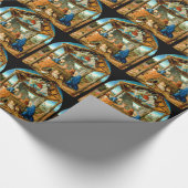 Papier Cadeau La Nativité, célèbre oeuvre de Botticelli (Coin)