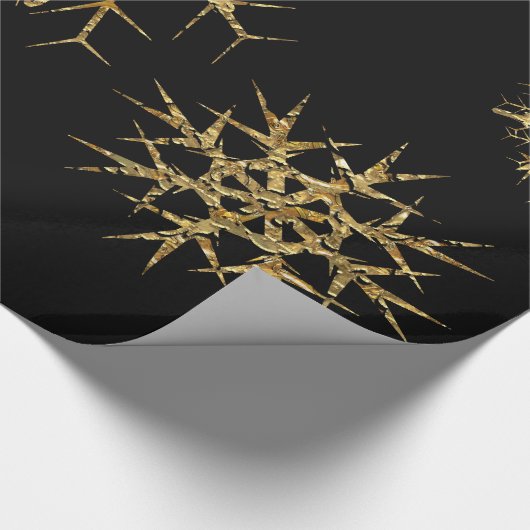 Papier Cadeau La neige d'or prise 15 pieds de (Coin)