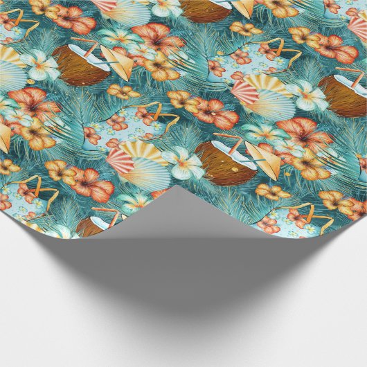 Papier Cadeau La noix de coco (Coin)