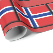 Papier Cadeau La Norvège (Coin rond)