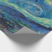 Papier Cadeau La nuit étoilée par Vincent van Gogh Decoupage (Coin)