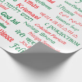 Papier Cadeau La paix coexistent Joyeux Noël heureux beaucoup de (Coin)