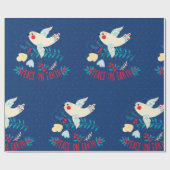 Papier Cadeau La Paix Sur Terre (Plat)