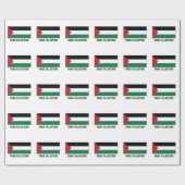 Papier Cadeau La Palestine libre (Plat)