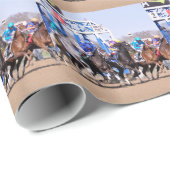 Papier Cadeau La Pause dans la Gazelle (Coin rond)