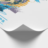 Papier Cadeau La Pêche Arrive. Whiskey Aide ! (Coin)