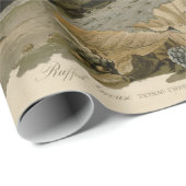 Papier Cadeau La peinture d'Audubon d'un trio de Grouse Ruffed (Coin rond)