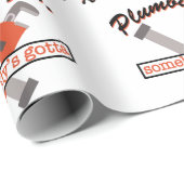 Papier Cadeau La plomberie (Coin rond)