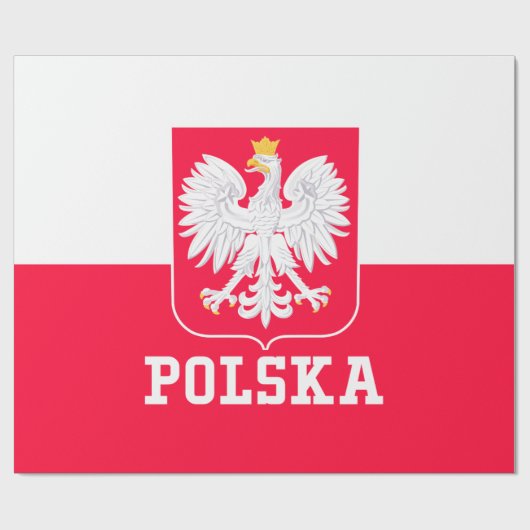 Papier Cadeau La Pologne (Plat)