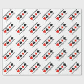 Papier Cadeau La preuve de l'offre est dans le jeu de la main (Plat)