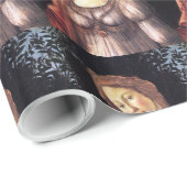 Papier Cadeau La Primavera en détail par Sandro Botticelli (Coin rond)