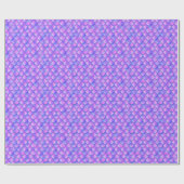 Papier Cadeau La queue de sirène holographique, une texture de f (Plat)