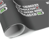 Papier Cadeau La récupération de chirurgie de remplacement de (Coin rond)