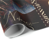 Papier Cadeau La reine d'Égypte Nefertiti (Coin rond)