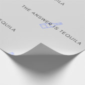 Papier Cadeau La réponse est un T-shirt tequila (Coin)