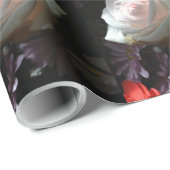 Papier Cadeau La Rose Blanche (Coin rond)