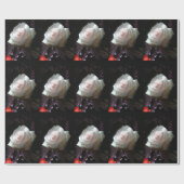 Papier Cadeau La Rose Blanche (Plat)