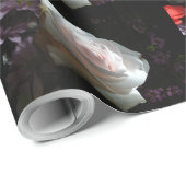 Papier Cadeau La Rose Blanche (Coin rond)