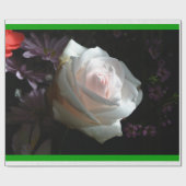 Papier Cadeau La Rose Blanche - (Plat)