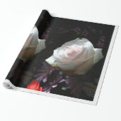 Papier Cadeau La Rose Blanche (Déroulé)