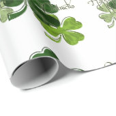 Papier Cadeau La Saint-Patrick (Coin rond)