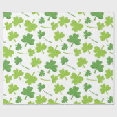 Papier Cadeau La Saint-Patrick : le feu vert (Plat)