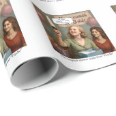 Papier Cadeau La scène de douche originale de Psychose. (Coin rond)