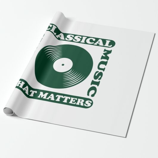 Papier Cadeau La Seule Musique Classique (Déroulé)