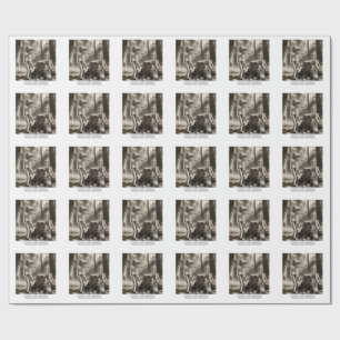Papier Cadeau La seule photo connue de Pinocchio et sa mère