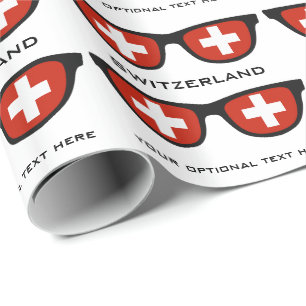 Papier Cadeau La Suisse ombrage l'enveloppe faite sur commande
