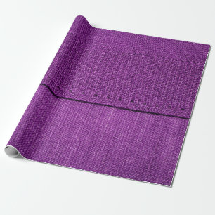 Papier Cadeau la texture du tissu tricoté, un violet uni