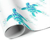 Papier Cadeau La tortue de Neptune (Coin rond)