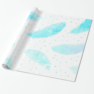 Papier Cadeau La turquoise d'Ombre de *~* fait varier le pas des