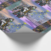 PAPIER CADEAU LA VEILLE D'UN CYBORG DU NOUVEL AN (Coin)