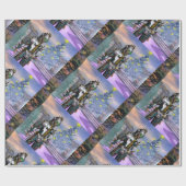 PAPIER CADEAU LA VEILLE D'UN CYBORG DU NOUVEL AN (Plat)