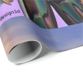 PAPIER CADEAU LA VEILLE D'UN CYBORG DU NOUVEL AN (Coin rond)