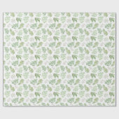 Papier Cadeau La verdure de forêt modèlent (Plat)