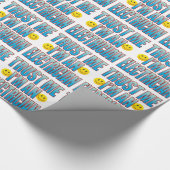 Papier Cadeau La vie B d'électricien de Faites-moi confiance (Coin)