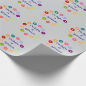Papier Cadeau La vie commence à la retraite (Coin)