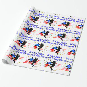 PAPIER CADEAU LA VIE D'UN JOUEUR DE SOCCER AMÉRICAIN