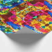 Papier Cadeau La vie est colorée (Coin)