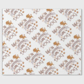 Papier Cadeau La vie est meilleure avec un chien citation drôle (Plat)