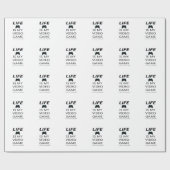 Papier Cadeau La vie est mon jeu vidéo (le halo) (Plat)