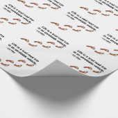 Papier Cadeau La vie est un voyage d'âme dans un véhicule peu fi (Coin)