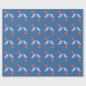Papier Cadeau La vie marine (Plat)