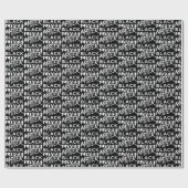 Papier Cadeau La vie noire (Plat)