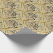 Papier Cadeau La vieille Amérique britannique Explorez la carte (Coin)