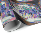 Papier Cadeau La Vierge, Gustav Klimt (Coin rond)